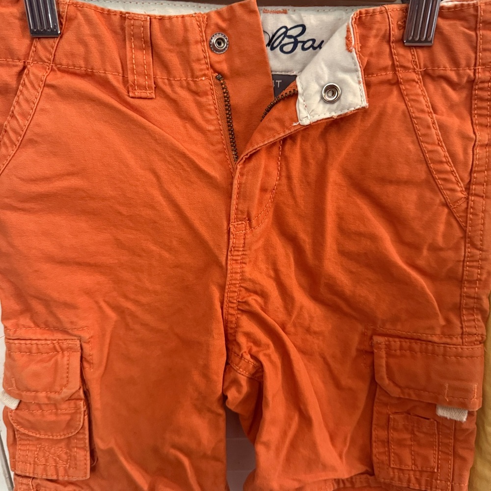 Eddie Bauer Vibrant Orange Cargo Shorts